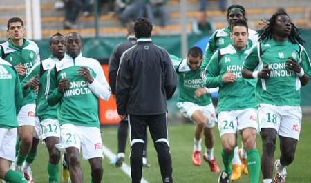 échauffement des verts